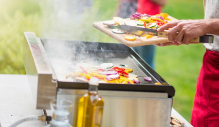 plancha de table en été