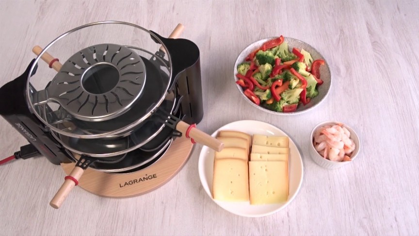 Faire de délicieuses raclettes et fondues avec Lagrange Raclette Evolution